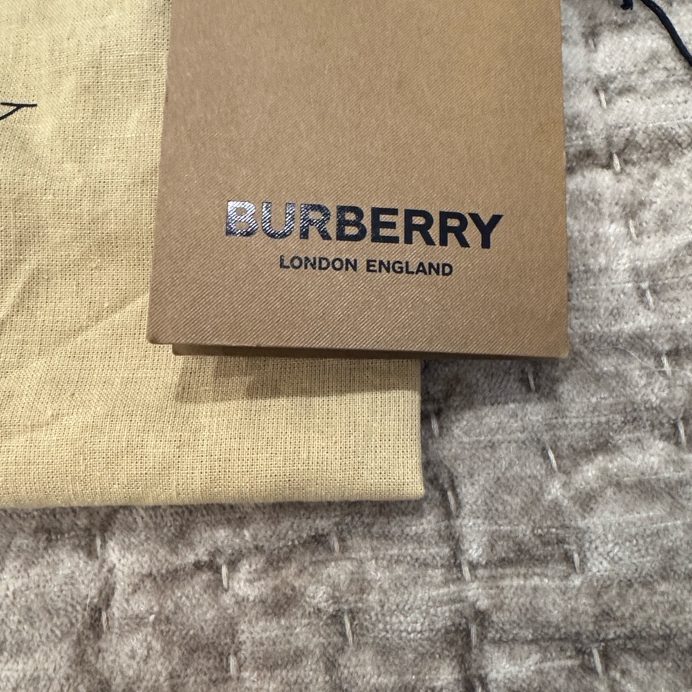 Burberry LONDON ENGLAND Beige and Black Check Belt Bag - Picture 5 of 12